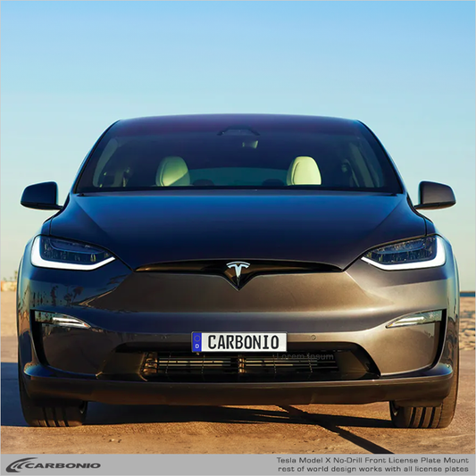 Tesla Model X (2022-2026) No Drill License Plate Mount