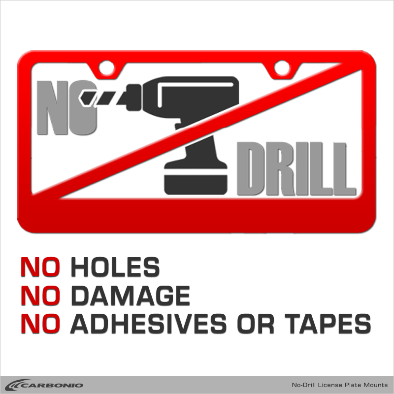 Lamborghini Huracan STO (2021-2025) No Drill License Plate Mount