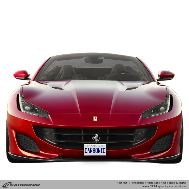 Ferrari Portofino No-Drill Front License Plate Mount