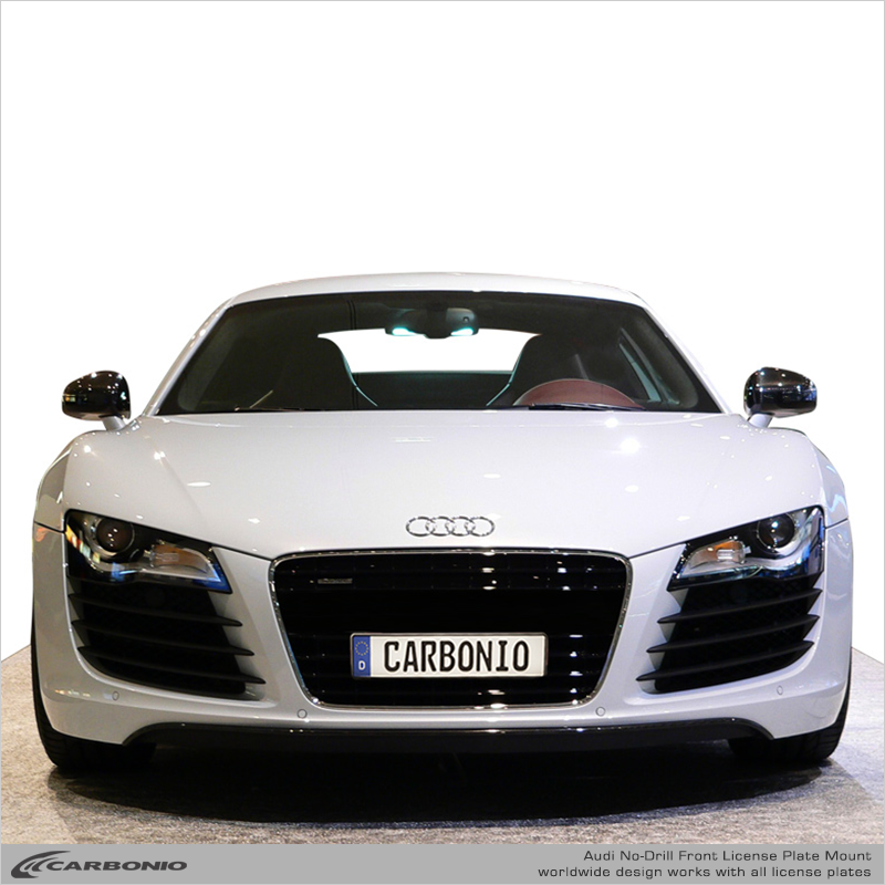 Audi R8/R10 (2006-2024) No-Drill Front License Plate Mount 2006-2024