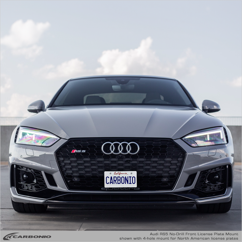 Audi rs5 front store license plate bracket