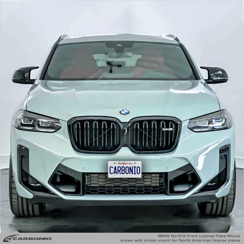 BMW X Series M (2014-2026 X3 M, X4 M, X5 M, X6 M) No-Drill Front License Plate Mount