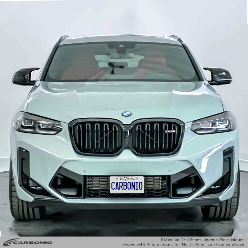 BMW X Series M (2014-2026 X3 M, X4 M, X5 M, X6 M) No-Drill Front License Plate Mount