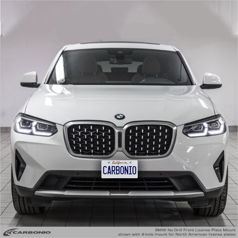 BMW X4 (2022-2026) No-Drill Front License Plate Mount