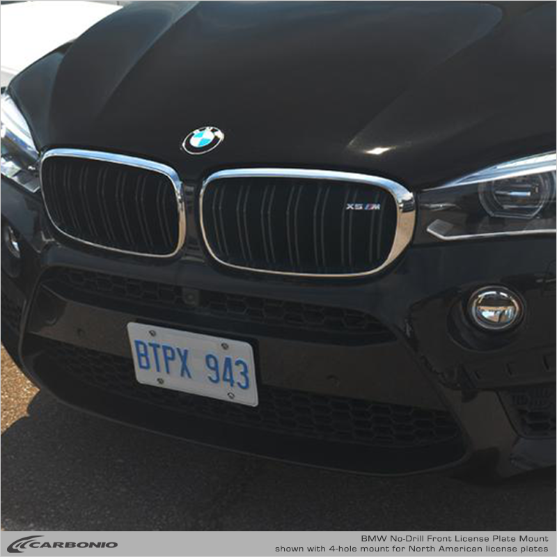 BMW X Series M (2014-2025 X3 M, X4 M, X5 M, X6 M) No-Drill Front License Plate Mount