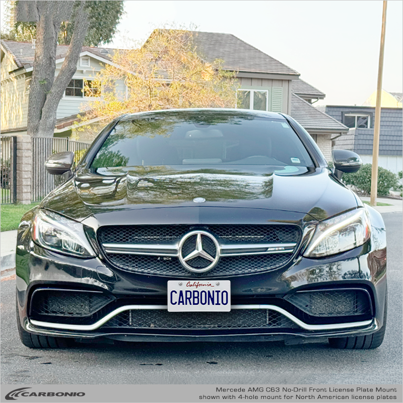 Mercedes-Benz C63 AMG (2016-2025) No-Drill Front License Plate Mount