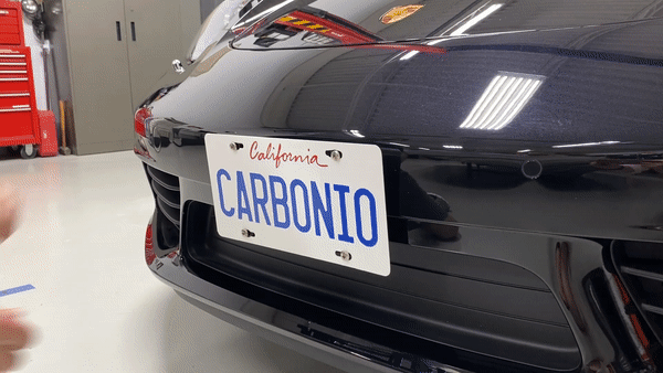 Porsche 718 Cayman & Boxster all models incl. GTS (982 body 2016-2025) No Drill Front License Plate Mount