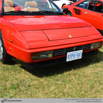 1990 - 2012 Ferrari Models License Plate Mount (for egg-crate grille)