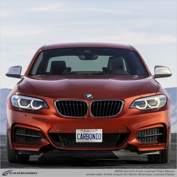 BMW 2Series (20142021) NoDrill Front License Plate Mount Carbonio