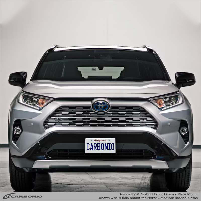 Car Plate Rav Toyota Rav4 No-Drill License Plate Mount – Carbonio