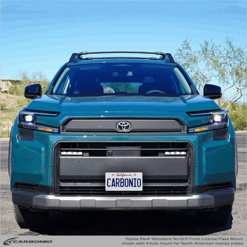 Toyota Rav4 (2026+) No-Drill Front License Plate Mount