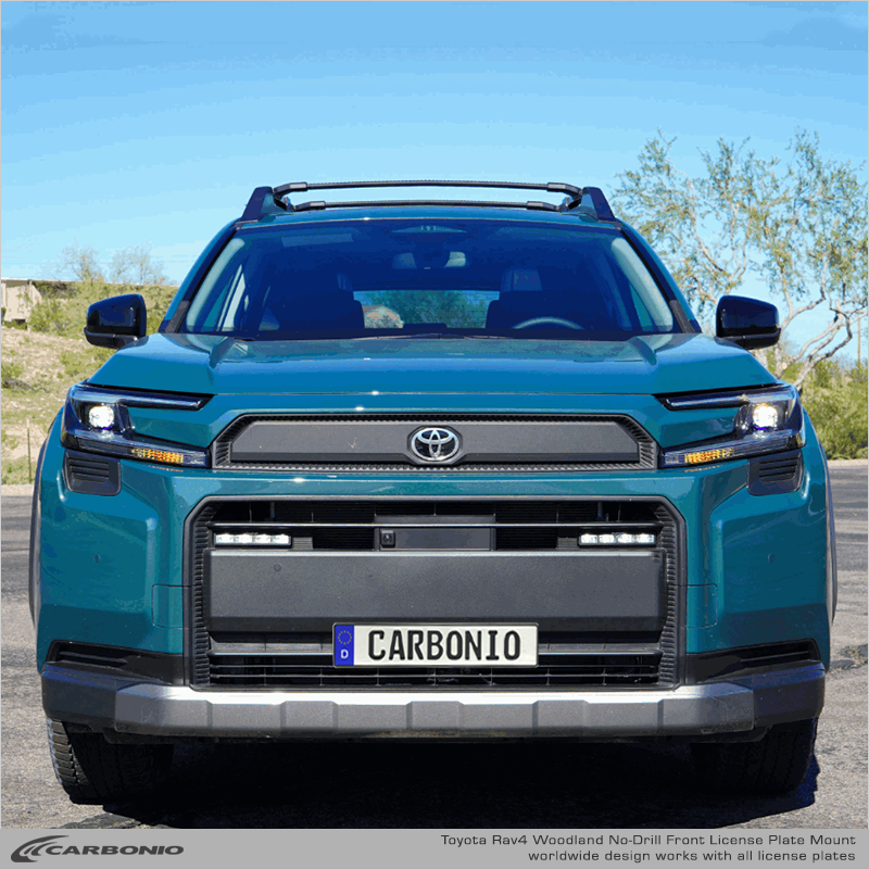 Toyota Rav4 (2026+) No-Drill Front License Plate Mount