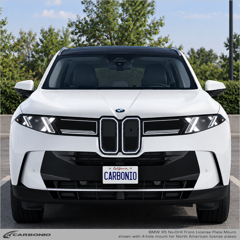 BMW X3 (2025-2026) Supporto Anteriore per Targa Senza Foratura