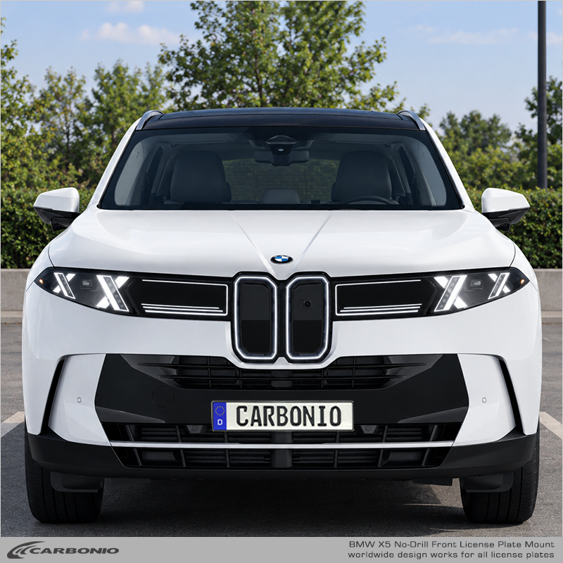BMW X3 (2025-2026) Supporto Anteriore per Targa Senza Foratura