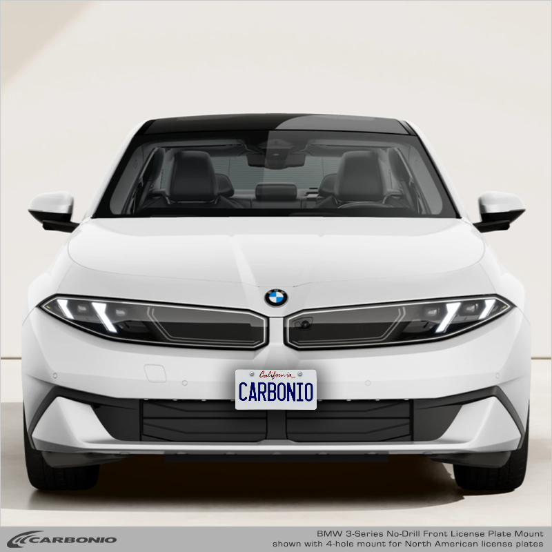 Soporte delantero para matrícula BMW X3 (2025-2027) sin taladro