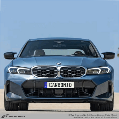 BMW Série 3 (2019-2026) Support de plaque d'immatriculation avant sans perçage