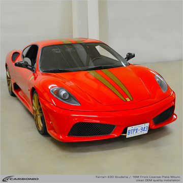 Ferrari F430 Scuderia & 16M (2007-2009) License Plate Mount – Carbonio