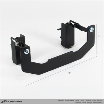 Ferrari 599 GTO (2010-2012) No-Drill Front License Plate Mount