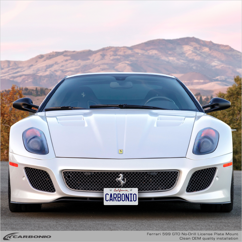 Ferrari 599 GTO (2010-2012) License Plate Mount