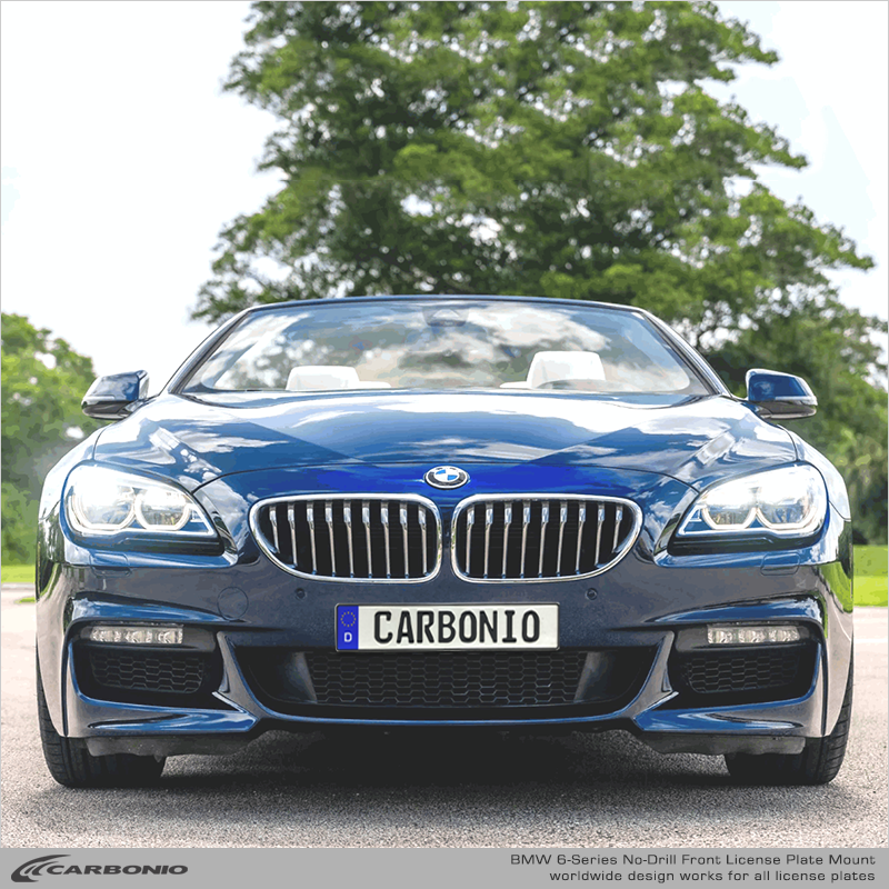 BMW 6-Series (2011-2023) No-Drill Front License Plate Mount
