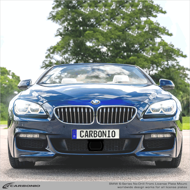BMW 6-Series (2011-2023) No-Drill Front License Plate Mount