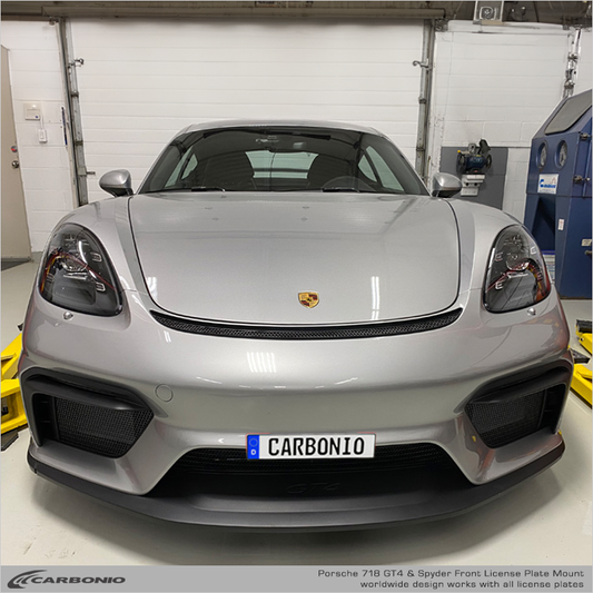 Porsche 992 GT3 (all models) Removable No Drill License Plate Mount –  Carbonio
