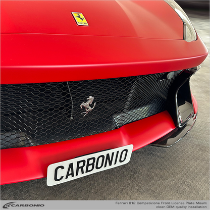 Ferrari 812 License Plate Mount