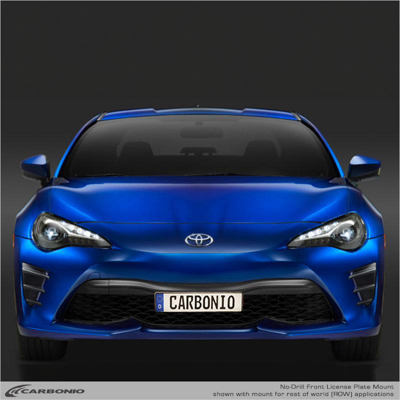 Toyota 86 (GT86) No-Drill Front License Plate Mount – Carbonio