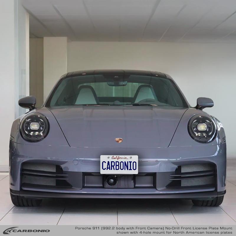 Porsche 911 (992.2 body 2025+) No Drill Front License Plate Mount