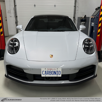 Porsche 911 (992.2 body 2025-2027) No Drill Front License Plate
