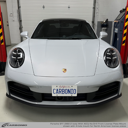 Porsche 911 (992.2 body 2025+) No Drill Front License Plate Mount