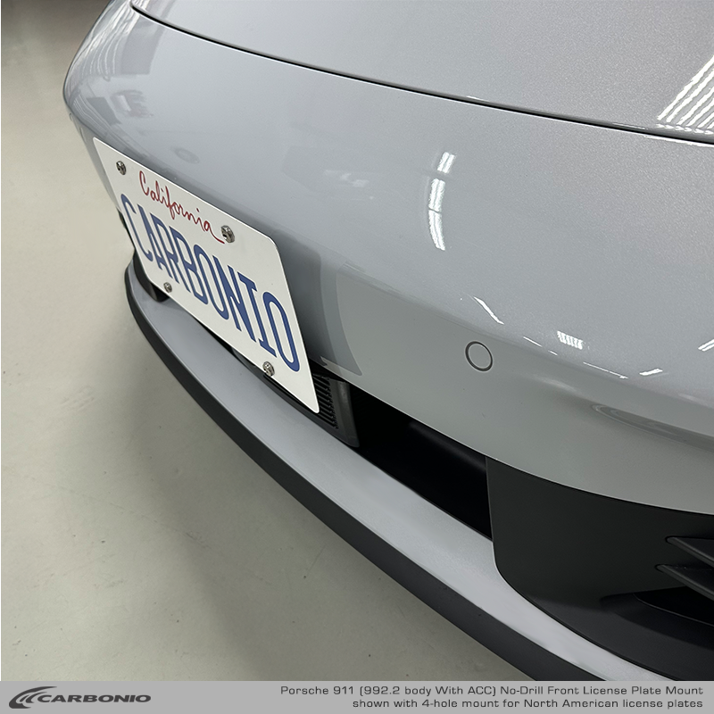 Porsche 911 (992.2 body 2025+) No Drill Front License Plate Mount