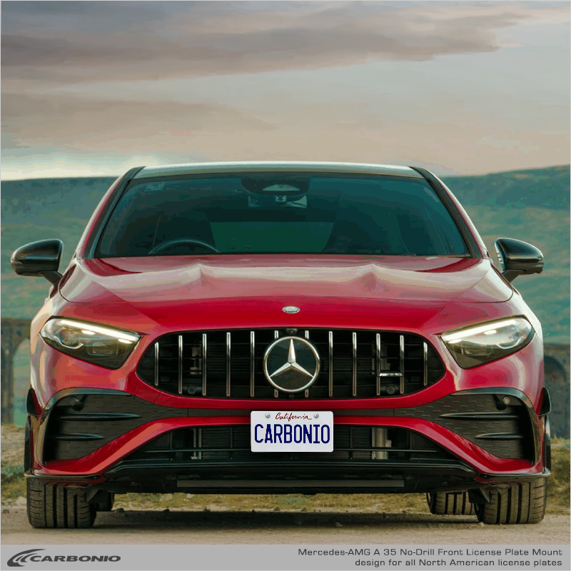 Mercedes-AMG A 35 (2023-2025) No-Drill Front License Plate Mount