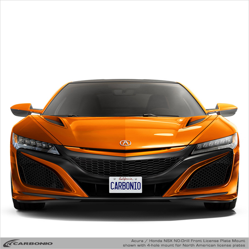 Acura / Honda NSX (2016-2022) No-Drill Front License Plate Mount Acura / Honda NSX (2016-2022) No-Drill Front License Plate Mount