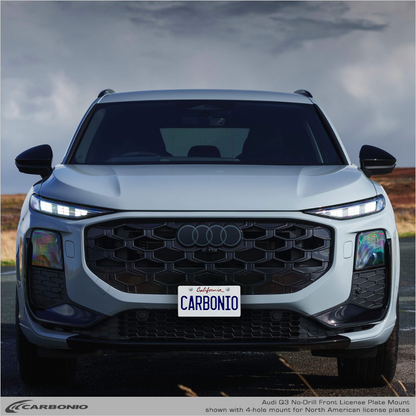 Audi Q3 (2026+) Soporte Delantero para Placa de Matrícula Sin Taladrar