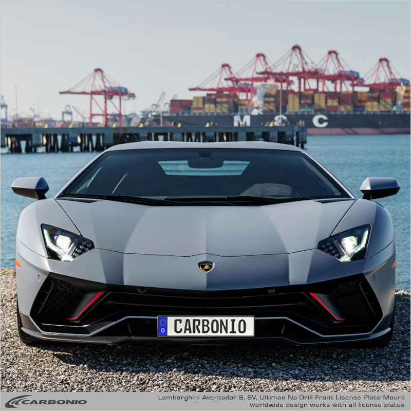 Lamborghini Aventador (2016-2022) No Drill License Plate Mount