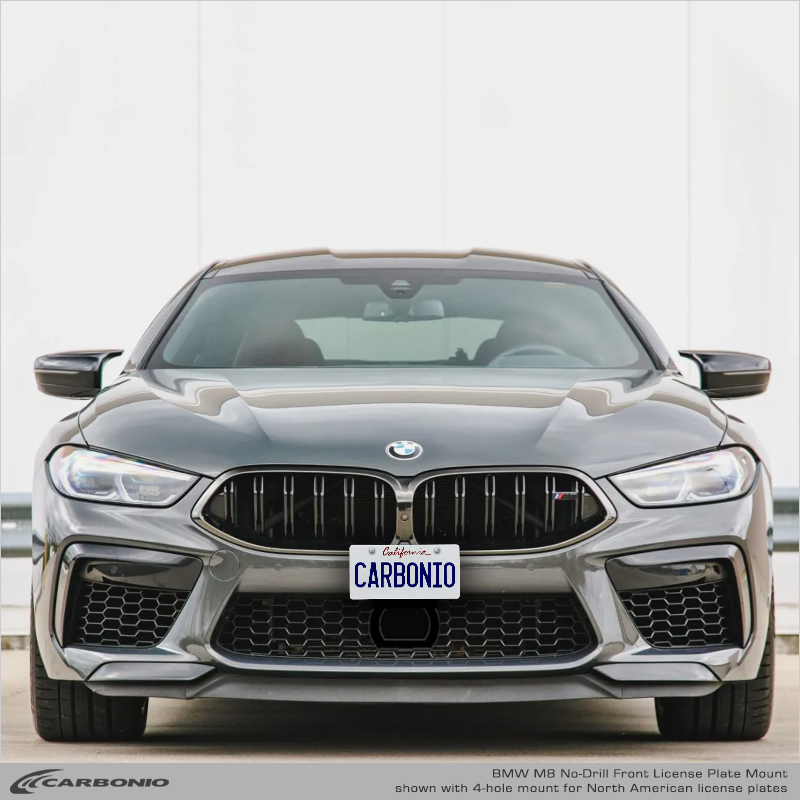 BMW M8 (2019-2026) Vorderer Kennzeichenhalter Ohne Bohren