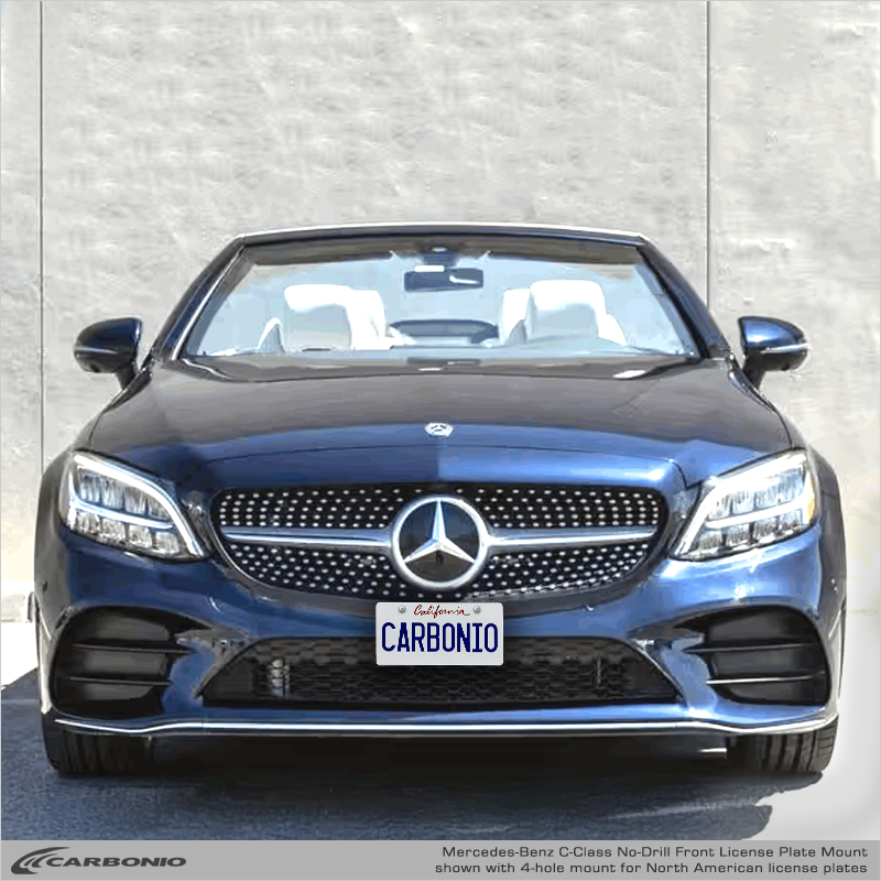 Mercedes-Benz C-Class (2019-2023) No-Drill Front License Plate Mount