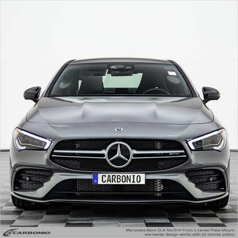 Mercedes-Benz CLA No-Drill Front License Plate Mount