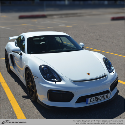 Porsche Cayman GT4 2015-2019 (981 body) No Drill License Plate Mount