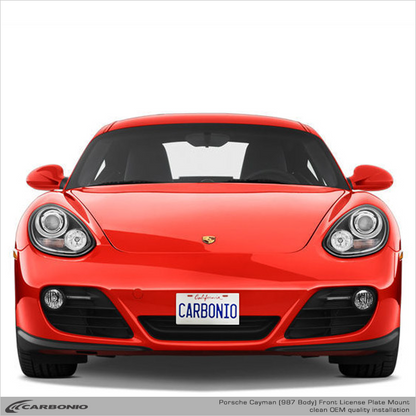 Porsche Cayman 2009-2011 (987 Body) No Drill Front License Plate Mount