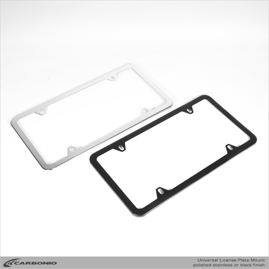 Stainless Steel (North American) License Plate Frame