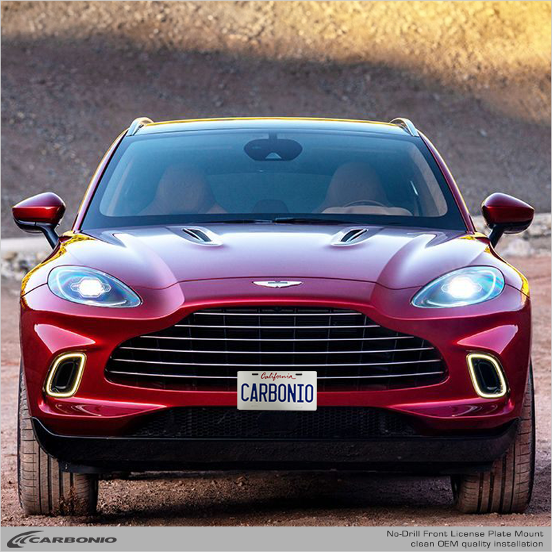 Aston Martin DBX (2020-2026) No-Drill Front License Plate Mount