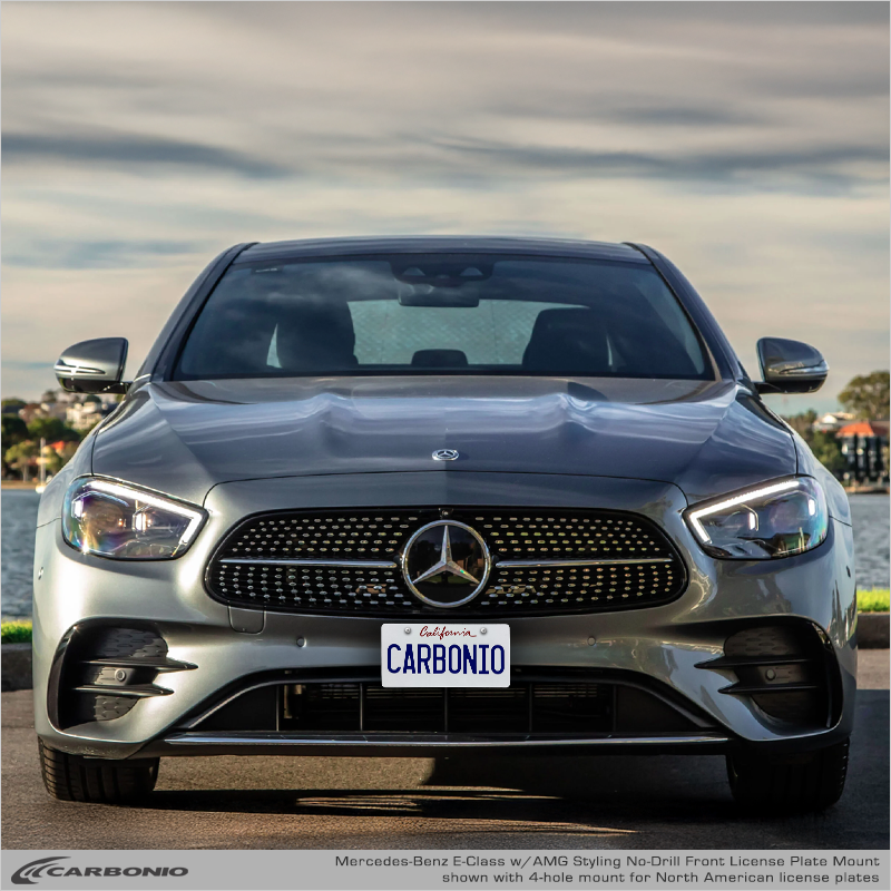 Montura Frontal De Matrícula Sin Taladrar Para Mercedes-Benz E-Class (2021-2023)