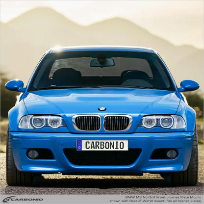 BMW M3 (2000-2019) E46, E90, F80 No-Drill Front License Plate Mount