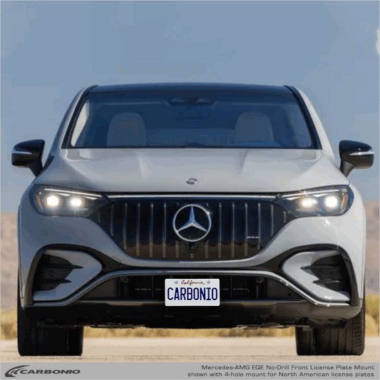 Mercedes-Benz EQS Sedan (2022-2027) Soporte frontal para matrícula sin perforación