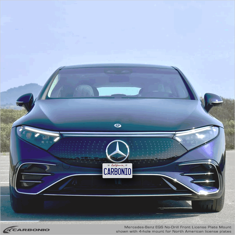 Mercedes-Benz EQS (2022-2026) No-Drill Front License Plate Mount