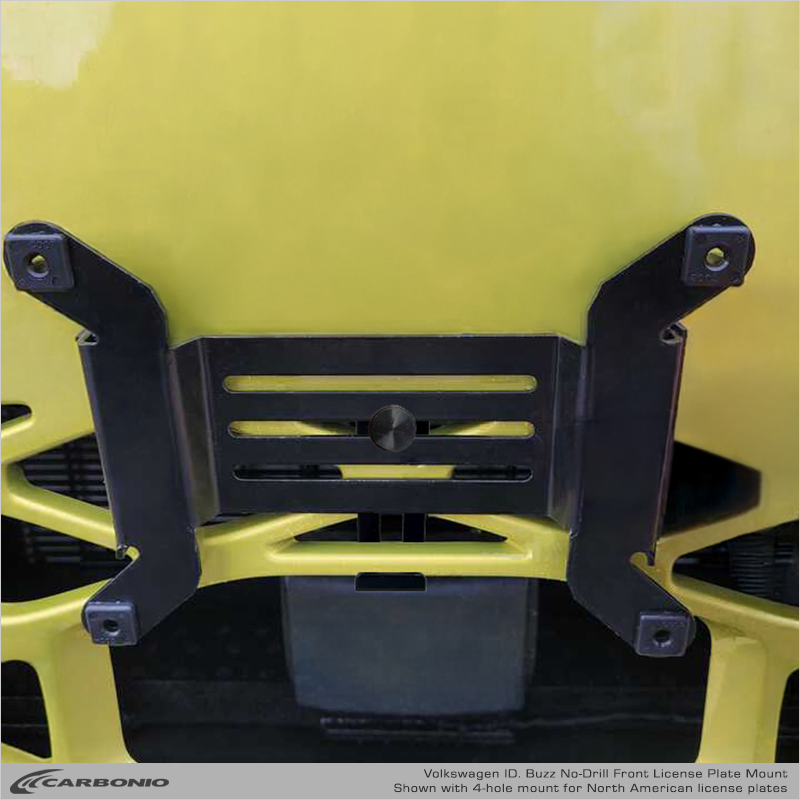 VW ID. Buzz (2025-2026) Support de plaque d'immatriculation avant sans perçage