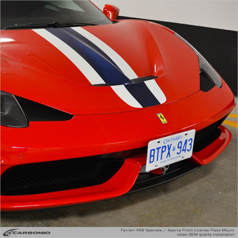 Ferrari F458 Speciale & Aperta (2013-2015) License Plate Mount