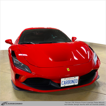 Ferrari F8 Tributo (2020-2023) No-Drill License Plate Mount – Carbonio